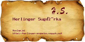 Herlinger Sugárka névjegykártya